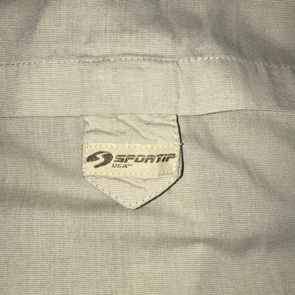 Cream Colored Button-Up Collared Tank Top - Picture 3 of 3